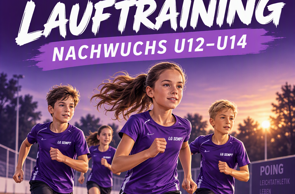NEU: Lauftraining Nachwuchs U12/U14